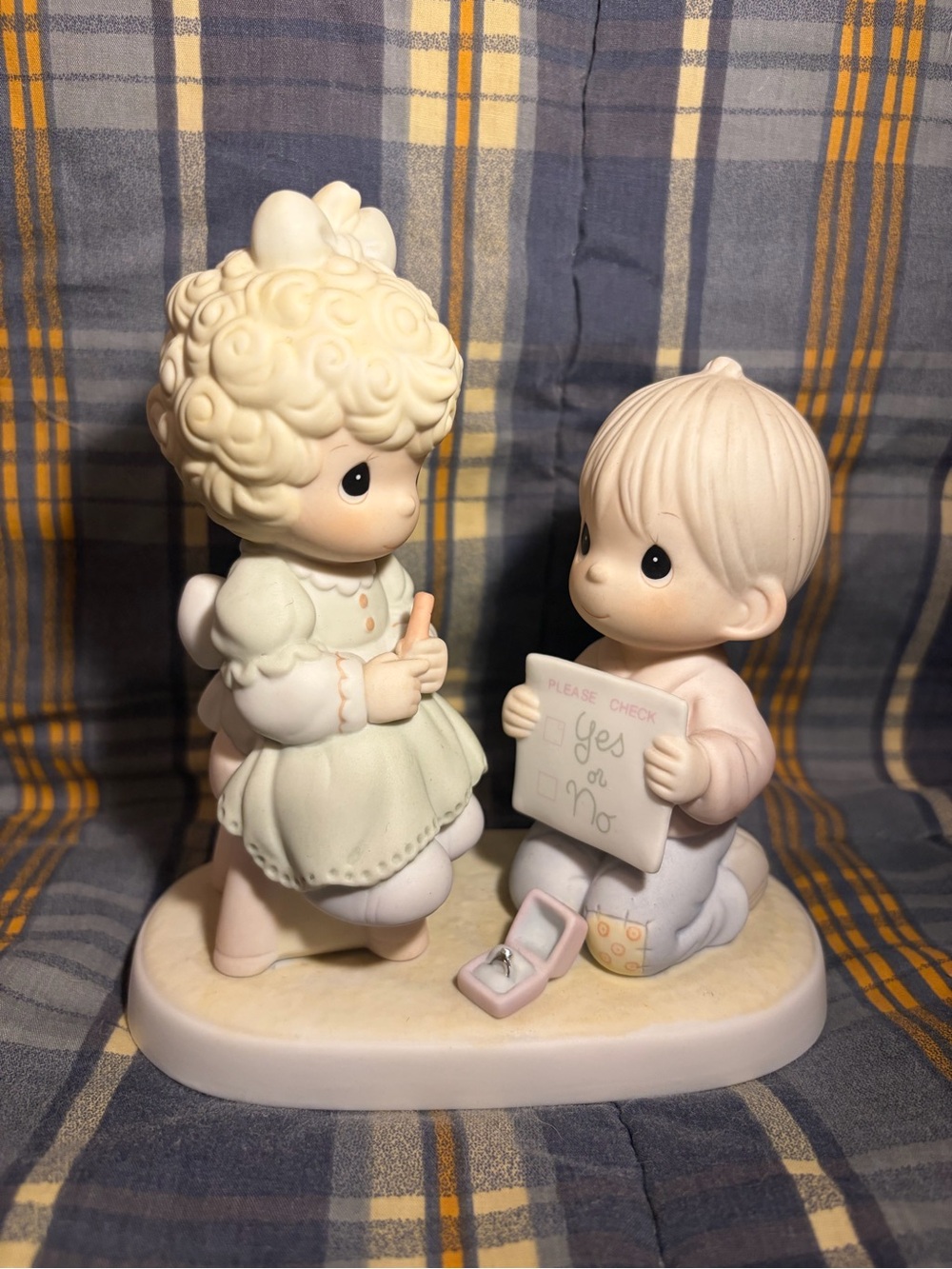 Precious Moments Pastel Proposal Figurine - Wishing you a Perfect Choice